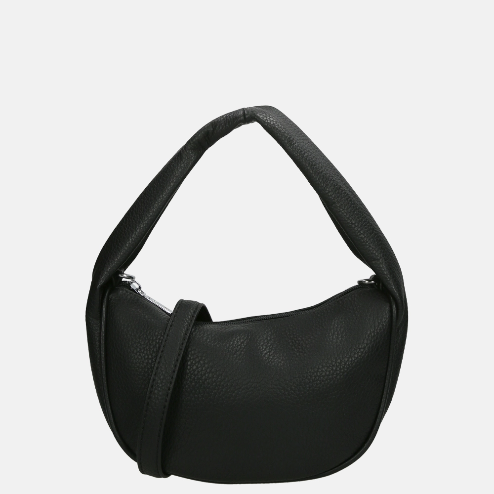 Firenze crossbody hobo tas S black bij Duifhuizen